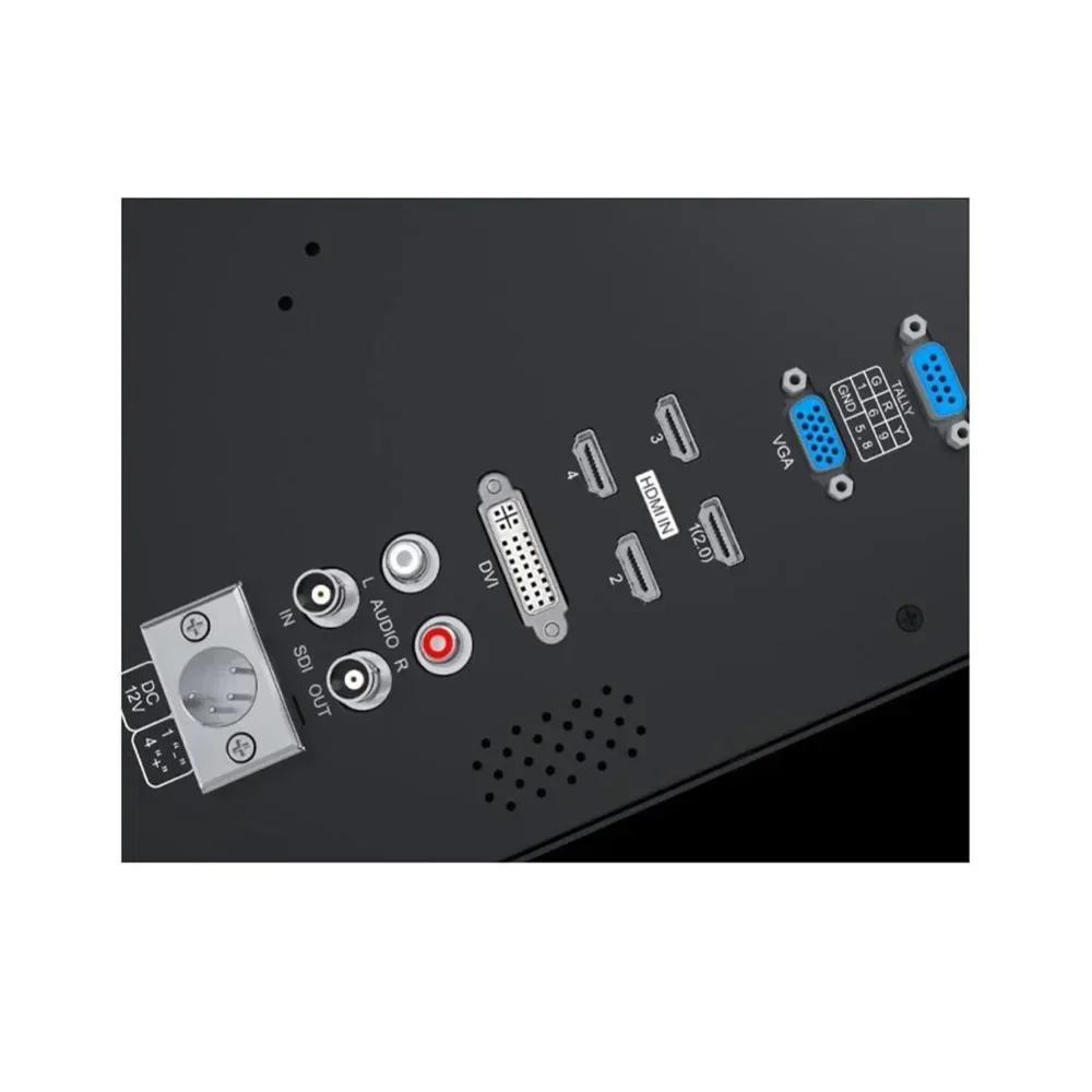 4K156-9HSD-384 15 6-дюймовый IPS UHD 3840x2160 4K вещательный монитор с 3G-SDI HDMIx4 Quad Split Display Peaking Focus