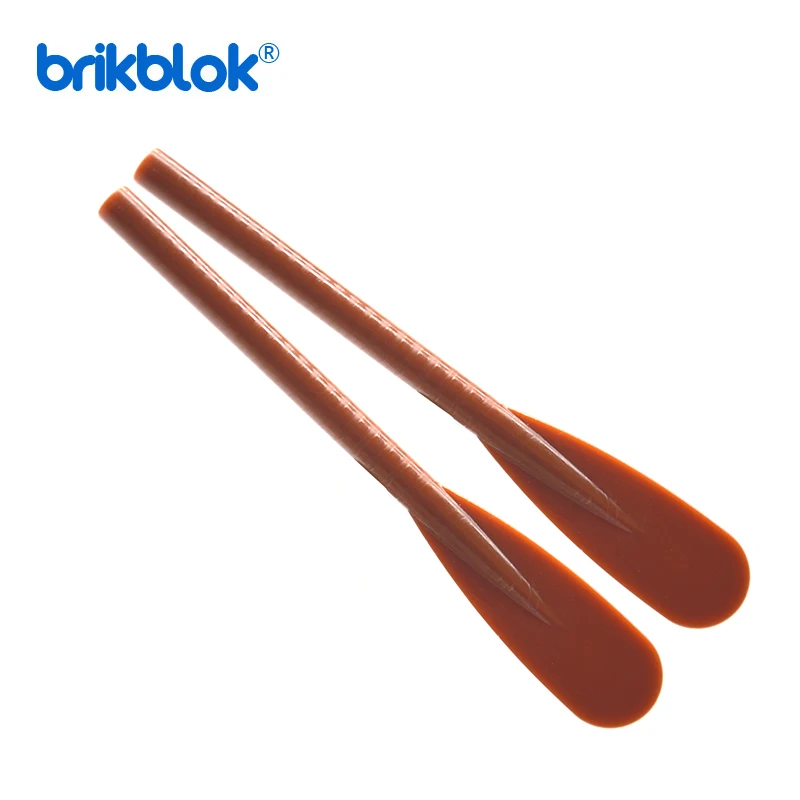 10 PCs/Lot 5 Pairs Oars Paddles Modified Brick for Block Fig