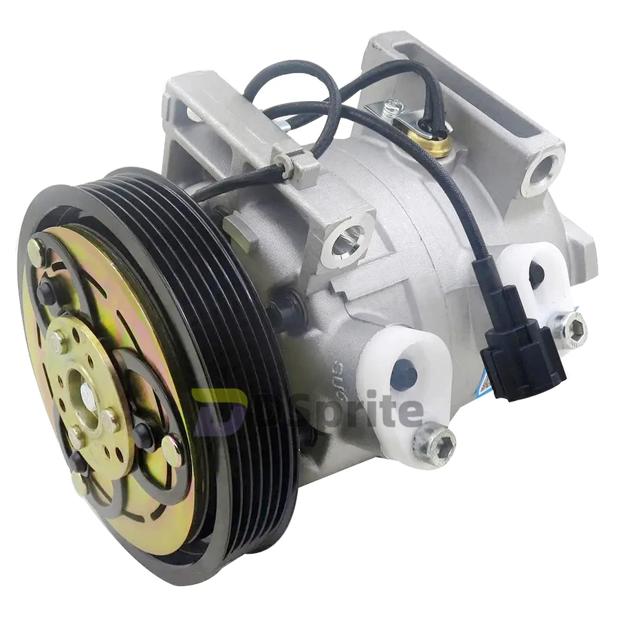 Фото Компрессор кондиционера DKV11C для Nissan Sunny Almera Classic 1.6i 27630-95F0A 27630-95F0B 2763095F0B 27630-95F0C 506021-7071 59510-31700 №5