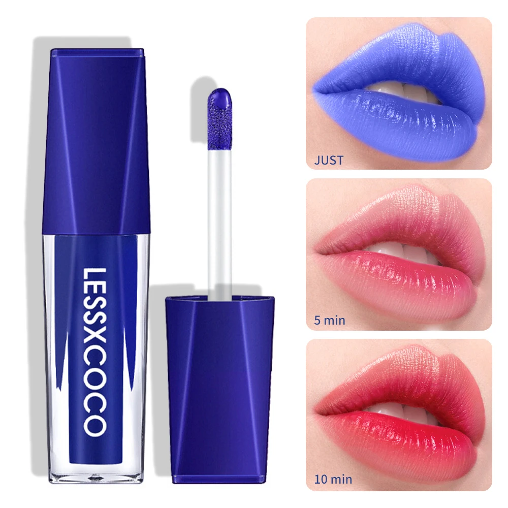 

Blue Rose Lipstick Temperature Color Changing Lip Moisturizing Balm Female Makeup Sexy Lip Gloss Shiny Lipsticks Free Shipping