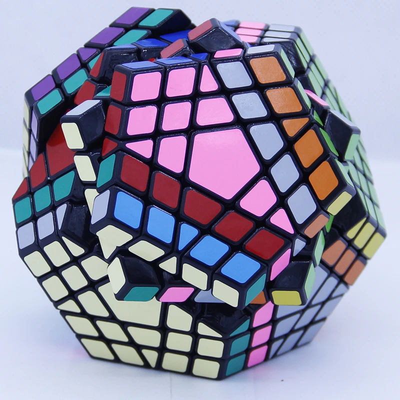 12-сторонний куб Shengshou Mega 5x5x5 волшебный мегагнездо 5x 5-скоростной искусственный