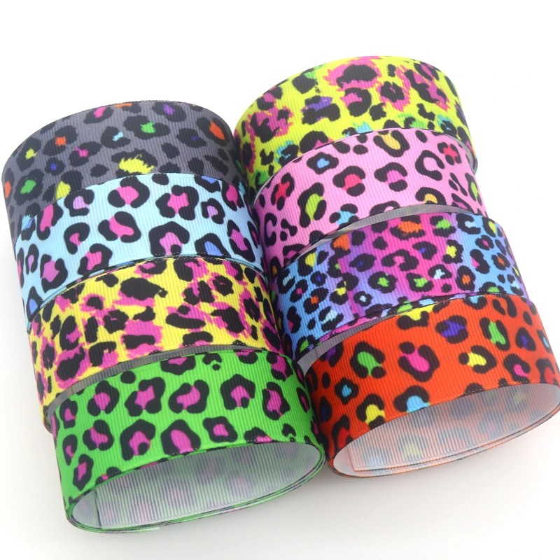 

Корсажная лента DHK с леопардовым принтом, 22 мм, 5 ярдов, аксессуары, материал, головные уборы, украшения «сделай сам», швейное ремесло E2064