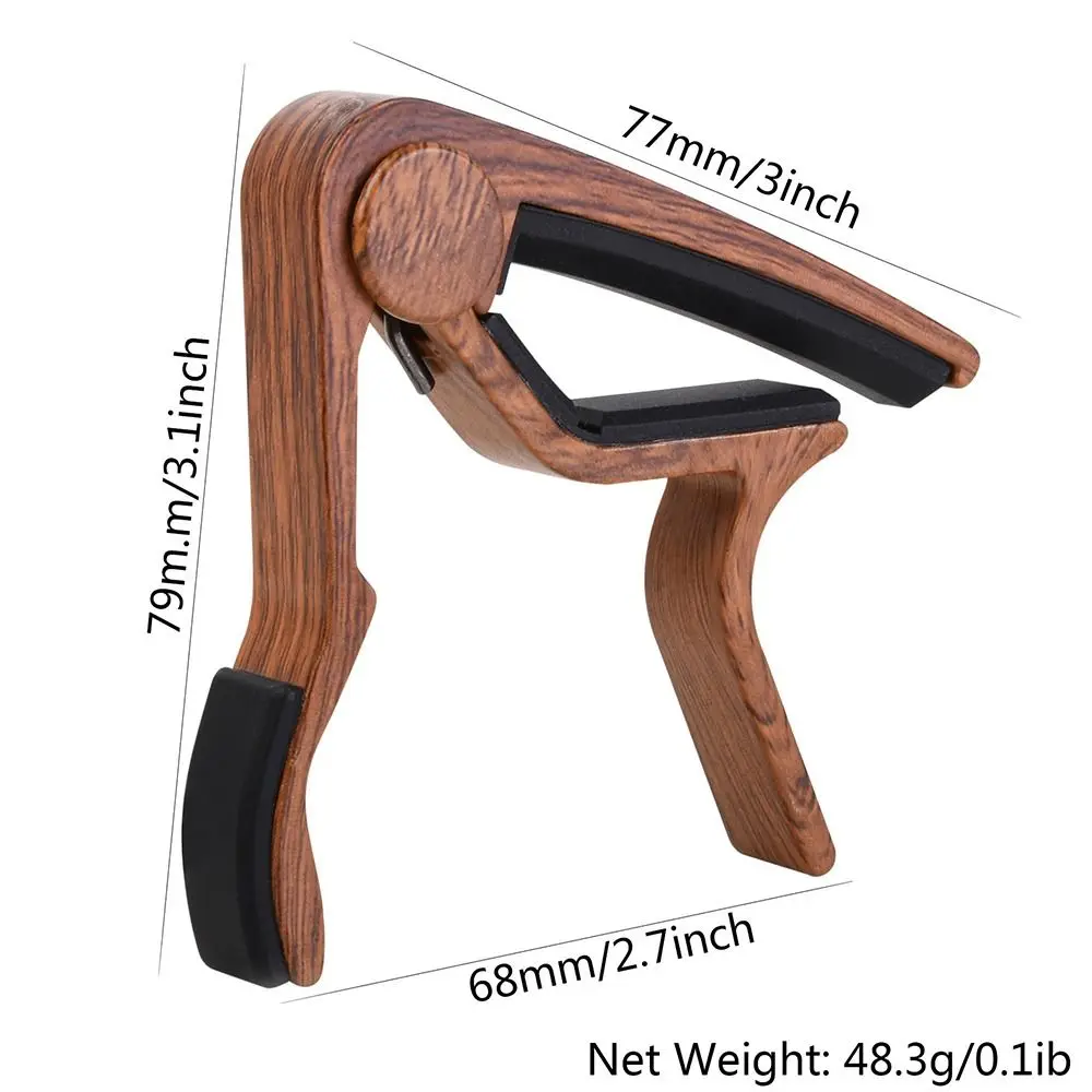 Гитарный каподастр под дерево детали из алюминиевого сплава для электрогитары