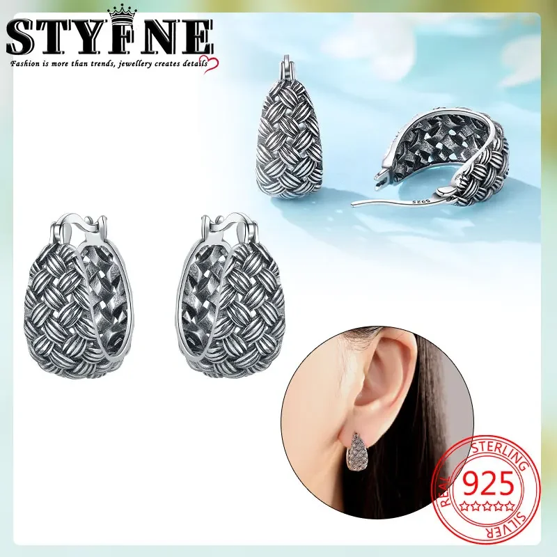 Лидер продаж серьги-кольца для путешествий хобби девочек винтажные плетеные