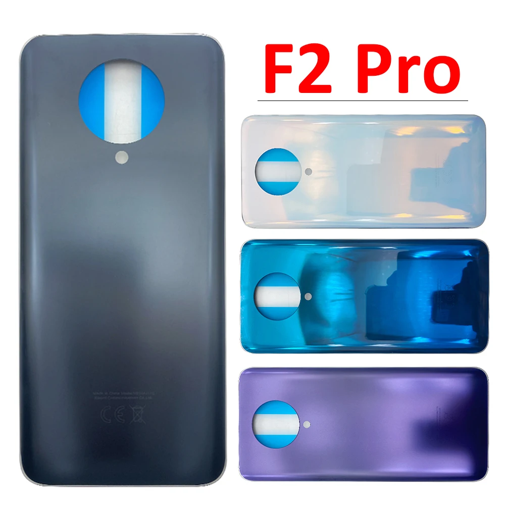 

10 шт./партия, задняя крышка аккумуляторного отсека для Xiaomi Poco F2 Pro
