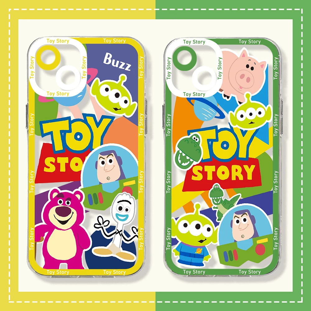 

Disney Toy Story Transparent Phone Case for Xiaomi Mi 13 12 11 10 Lite 11i 12S Poco M3 M4 F3 MIX 3 4 Pro Ultra 5G 4G Cover Funda