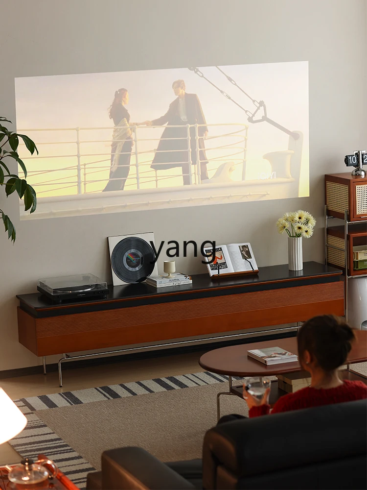 Шкаф для телевизора Yhl средней древности Скандинавская плита из массива дерева и