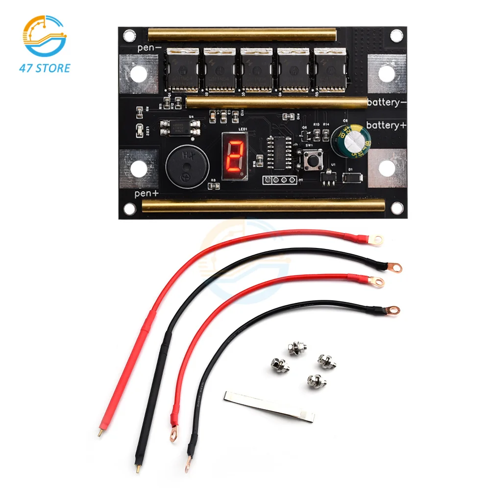 

18650 DIY Portable 12V Battery Storage Spot Welding Machine PCB Circuit Board Welding Equipment Spot Welders Pen 9 Gear