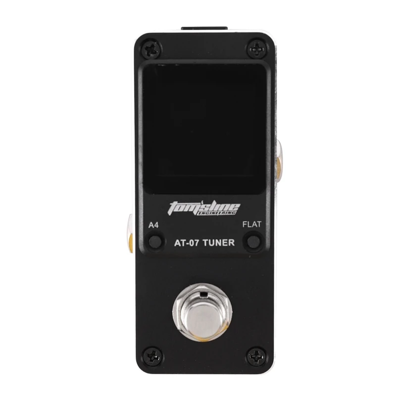 

AROMA AT-07 Mini Foot Guitar Tuner Effect Pedal Guitarra Chromatic Tuning Metal Shell HD Display For STAGE And STUDIO