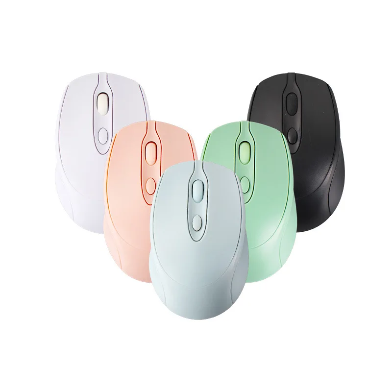 

2.4G Wireless/Bluetooth 5.0 Mouse Notebook Desktop Business Office Macaron Mouse