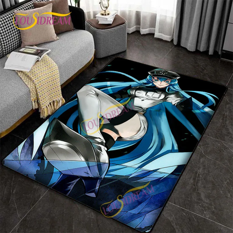 

Japan animation Children's bedroom Game pad Akame Ga Kill rug living room bedroom decoration floor mat bathroom door mat carpet