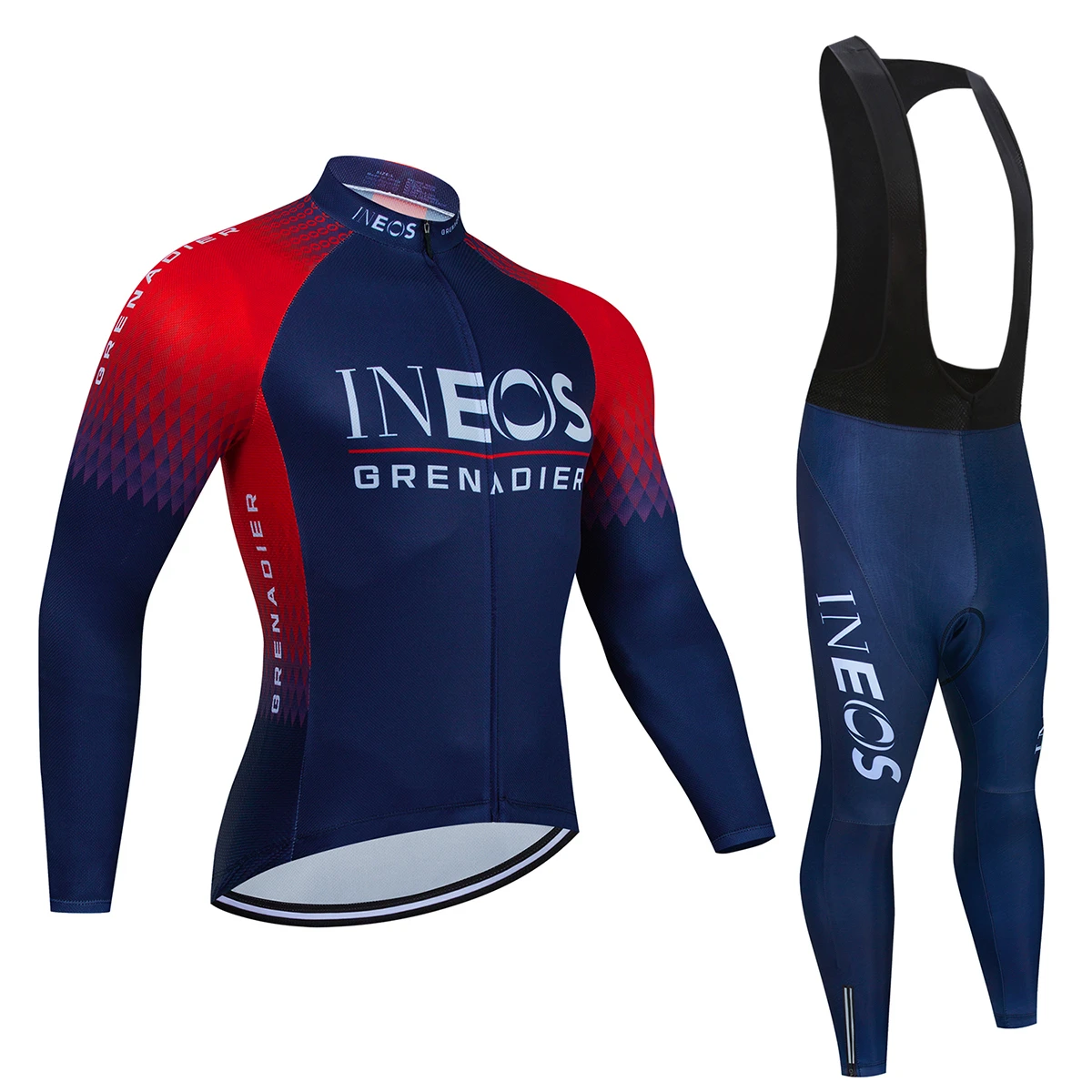 

2022 New INEOS Grenadier Winter Maillot Cycling Jersey Set Cycling Clothing Suit Mens Long Sleeve MTB Bike Road Pants Bib Ropa