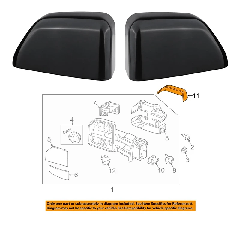 2 шт. автомобильные зеркала заднего вида для Ford F150 F250 F350 F450 2017-2021