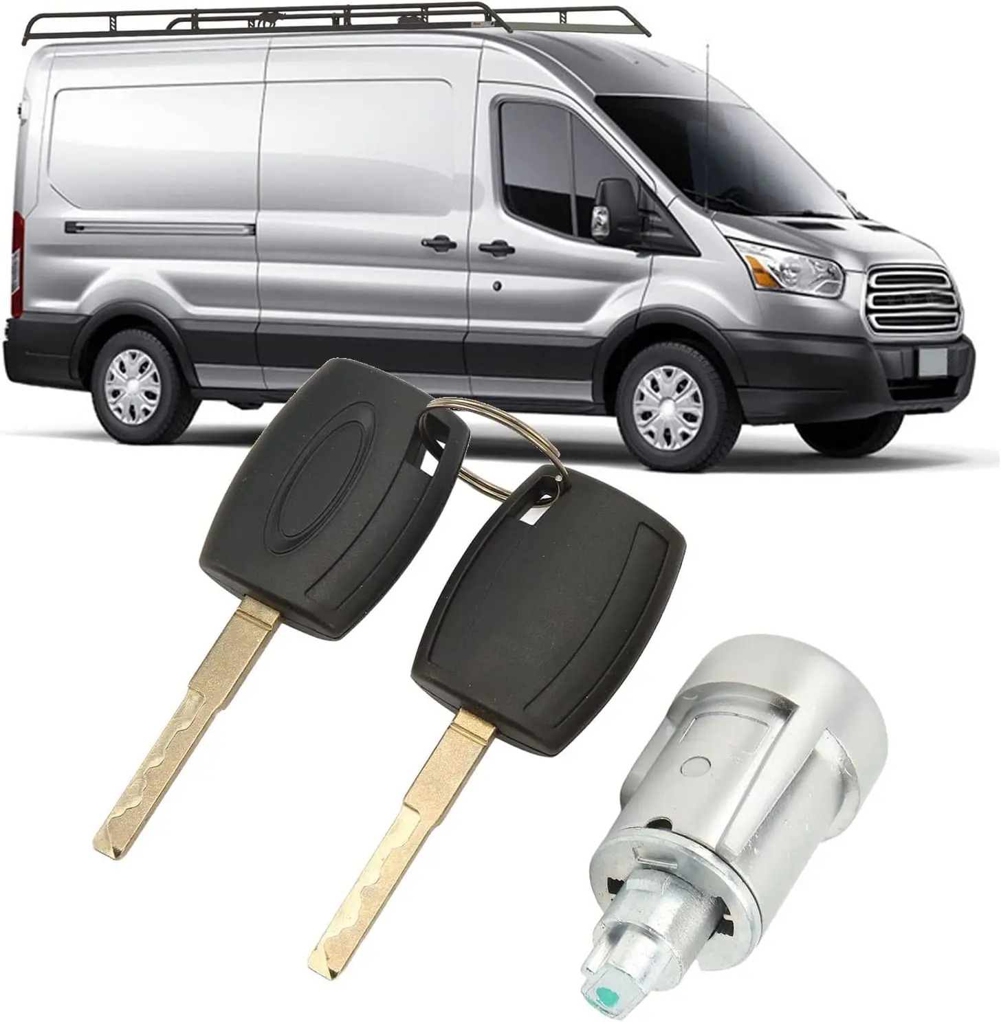 

Car Ignition Barrel Switch With 2 Keys 1926227 For Ford Transit MK8 2014-2019 Custom Tourneo Custom 2012-2019 Car Accessories