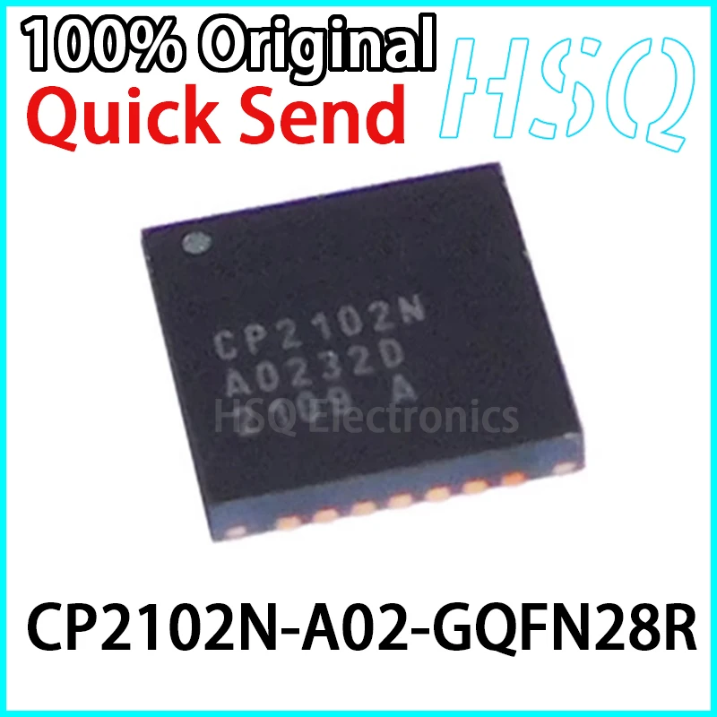Оригинальный CP2102N-A02-GQFN28R GQFN20R GQFN24R QFN28 чип контроллера интерфейса моста USB-UART