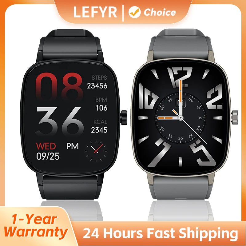 Смарт-часы LEFYR AW63 2 01 дюйма с подключением по голосовому соединению
