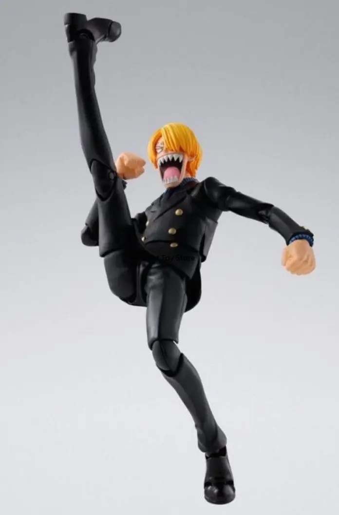 Фото В наличии оригинальная фигурка Bandai SH Figuarts One Piece Dawn of Adventure Sanji 1/12, коллекционная модель, подарок №4