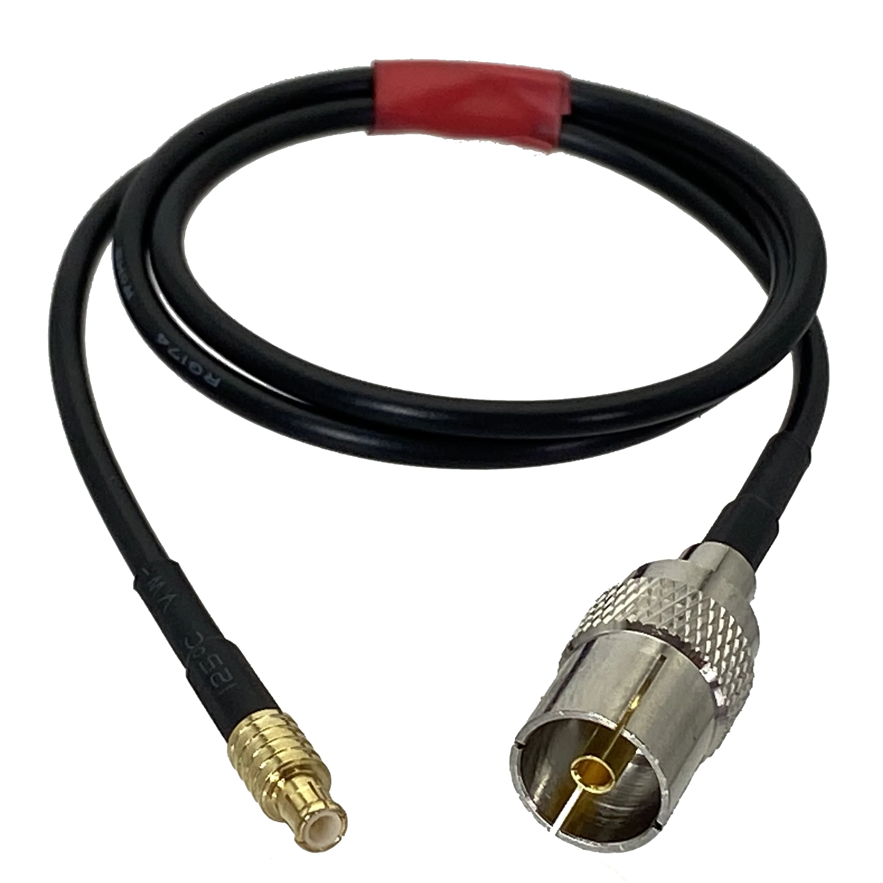 RG174 IEC PAL DVB-T гнездовой разъем к MCX Штекер соединитель обжимной RF гибкий