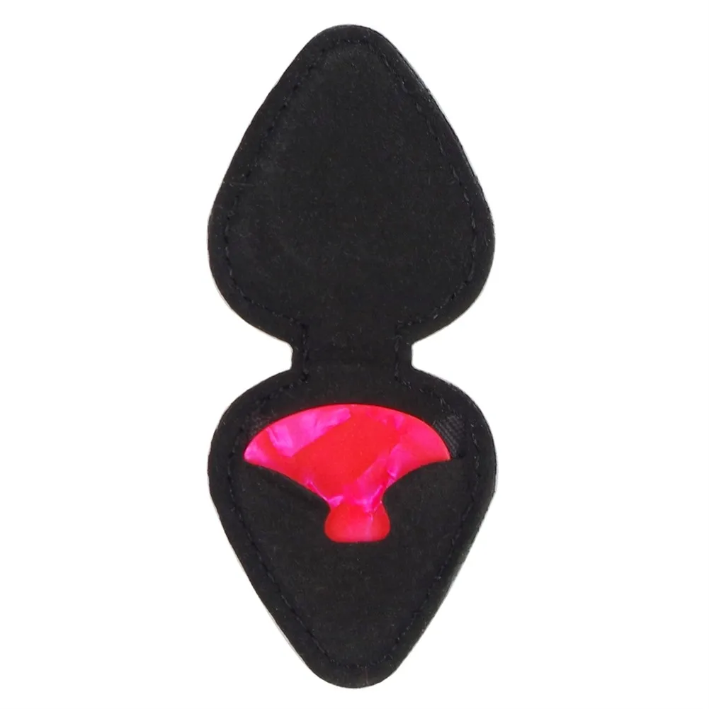 

Magnetic Leather Guitar Pick Plectrum Bag Multifunction Mobile Phone Holder Tool Wear-resistant Easy To Use Easy To Store Bag