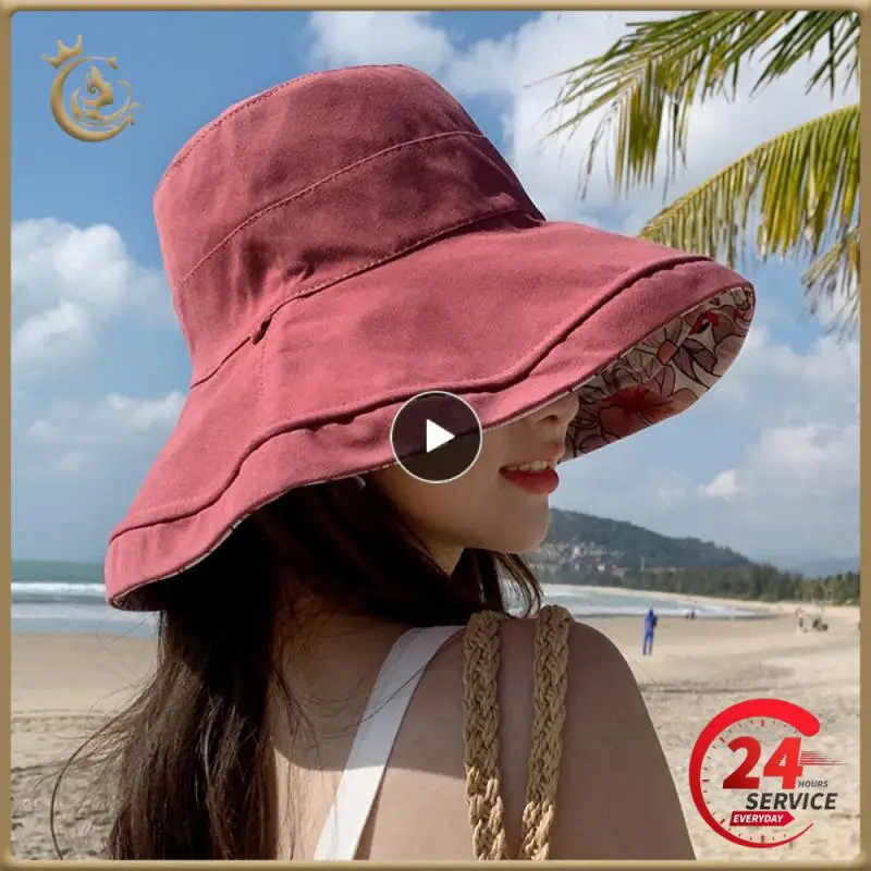 

1~10PCS Sun Hat Quick Drying Childrens Bucket Cap Sun Hat Mountaineering Hat Summer Sunscreen Hat Uv Protection On Beaches