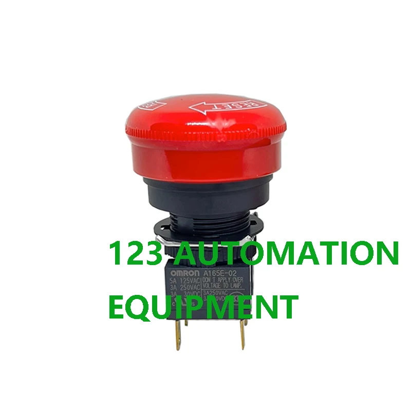 Аутентичный новый Omron A165E-S-01 A165E-S-02 A165E-S-03U Датчик аварийной остановки Кнопочный
