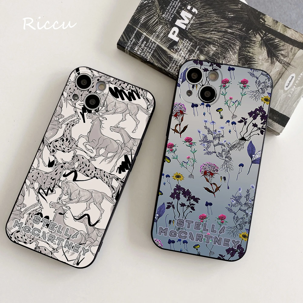 

FOR IPhone 14 Luxury Ins Design Phone Case FOR IPhone 14 11 12 Pro 8 7 Plus X 14 Pro MAX SE XR XS 13 MINI Stella McCartney Cover