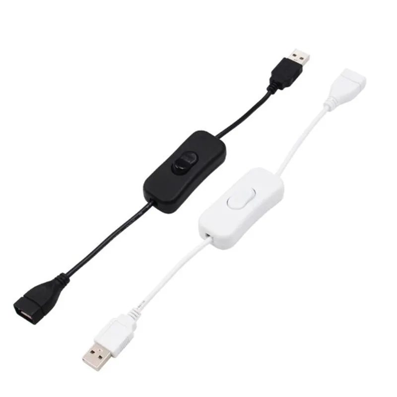 

1 шт. кабель с разъемом USB «гнездо-штырь» с переключателем ВКЛ./ВЫКЛ. Управление питанием светильник ильника лампы USB вентилятор питания лине...