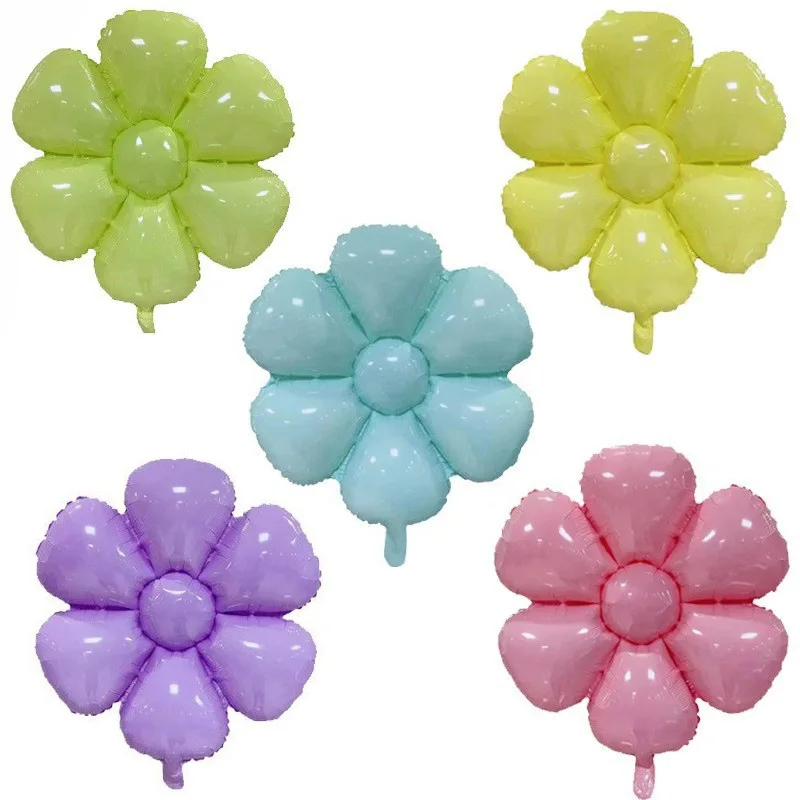 

Macaron Multicolor Daisy Flower Helium Balloon SunFlower Balloons Toy INS Hot Photo Props Wedding Birthday Party Decorations