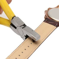 high quality watchband hole maker plierroundsquareoval hole punch plier leather watch strap adjustment tool