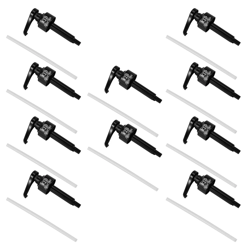 

10X кофе 1 литр диспенсер сироп насос черный дозатор жидкости для мононинового сиропа 10 мл