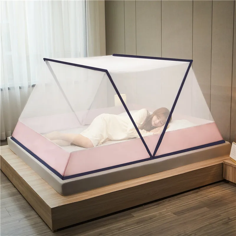 

2022 Foldable Bottomless Mosquito Net Free of Installation Portable Baby Anti-mosquito Bed Cover Student Dormitory Mosquito Net