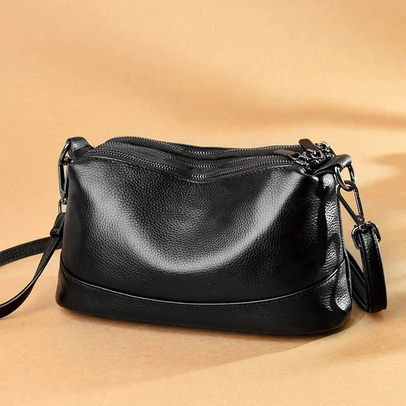 

2022 100% Genuine Leather Handbags Women bags Designer Soft Cowhide Ladies Crossbody Bag Fashion Luxury Female Shoulder Tote bag