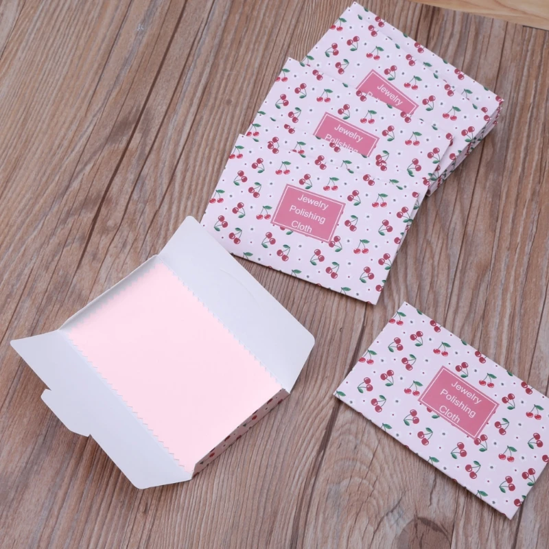 

10x Jewelry Polishing Cleaning Cloth for Cleaning Silver Gold Jewelry Coins Gemstones Watches Silverware Cherry N0HE