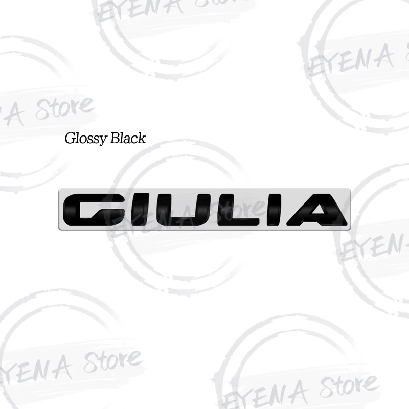 Металлический значок с надписью логотипа для Alfa Romeo Giulia Q2 Q4, наклейки на задний багажник автомобиля, эмблема кузова, автомобильные аксессуары