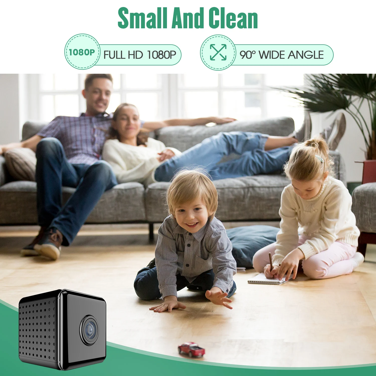 4K Smart Motion Detection Mini Wireless CCTV Infrared Night Vision Wifi Camera IR ngihtvison wireless mini tiny camera | Безопасность и