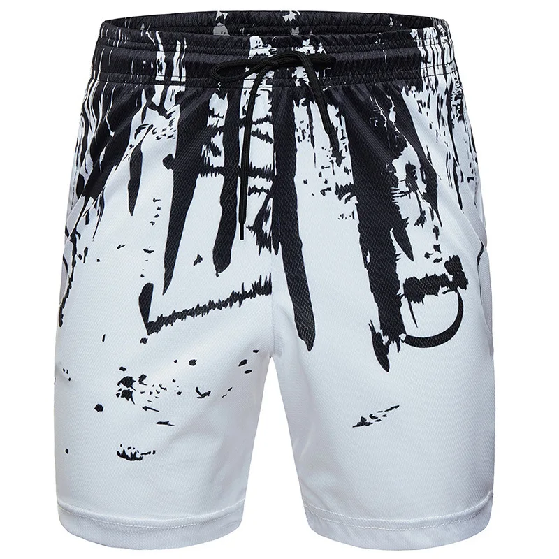 

2023 Summer New Men's Casual Shorts Joggers Short Sweatpants Drawstring Hip Hop Slim Workout Shorts Plus Size