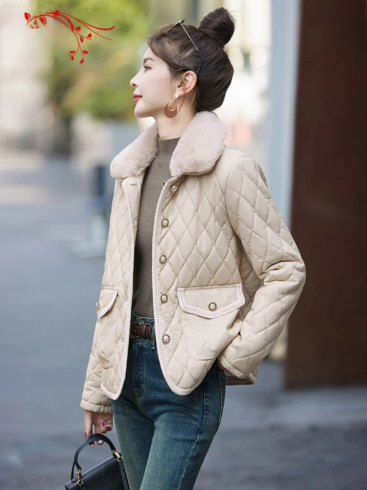 Европейские товары утолщенное женское пальто из искусственной кожи на флисовой