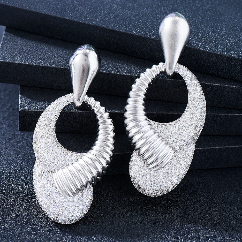 Missvikki Роскошные винтажные серьги-подвески для женщин свадебная вечеринка