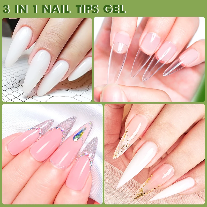 MEET ACROSS 10 мл гель-лак для ногтей прозрачный гель наращивания стойкий клей со