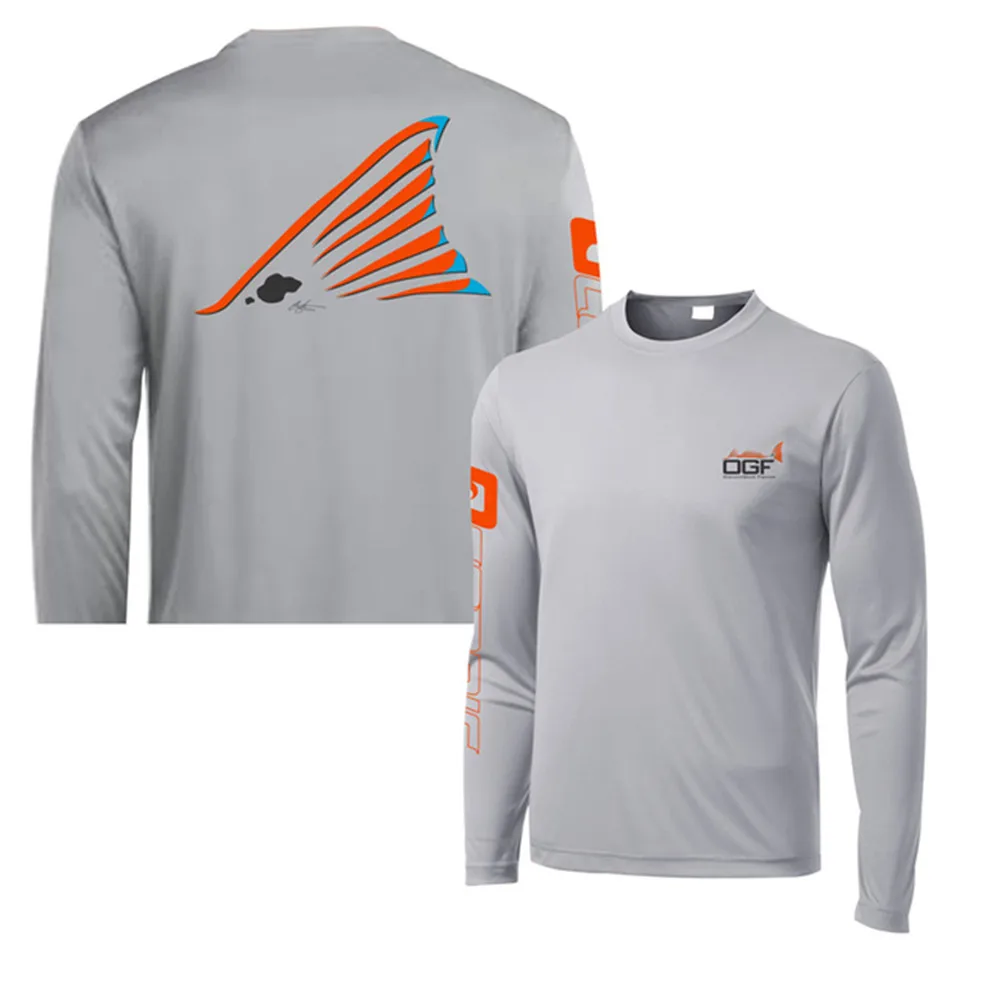 

Oceanic Gear Fishing Long Sleeve T-Shirt UV Protection Moisture Wicking Quick-drying Breathable Fishing Shirts Fishing Clothing