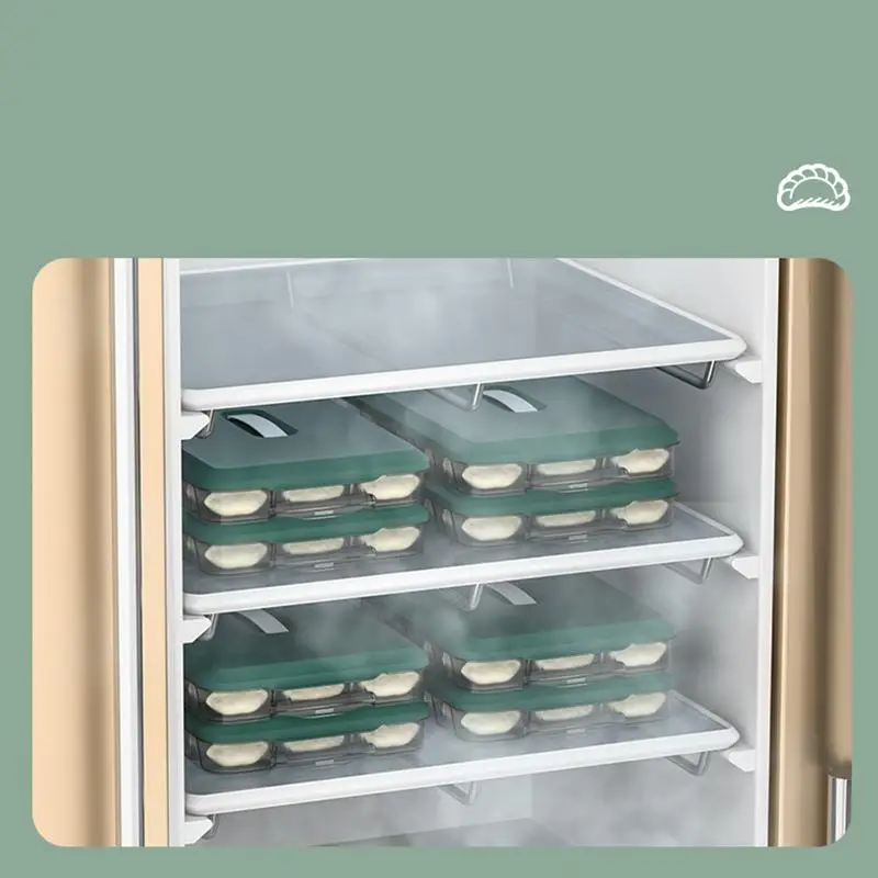 Контейнер для хранения пельменей с крышкой еды глазури Печенье Пустыни Wonton