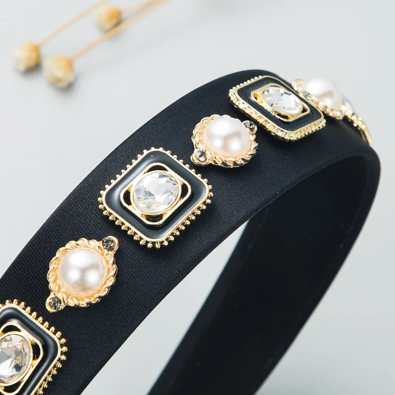 Новинка 2022 аксессуары для волос в стиле барокко ретро обруч с инкрустацией из