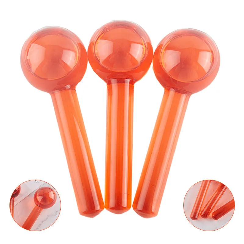 

Crystal Ice Hockey Roller Facial Cooling Ice Globes For Facial Cooling Ice Globes Water Wave For Face Eye Massage Skin Care