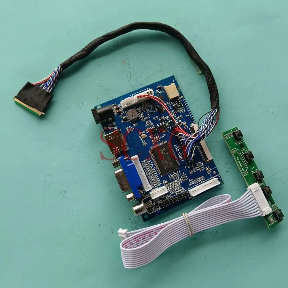 

Плата контроллера ЖК-матрицы LTN156AT05-U09, 40 контактов, LVDS VGA + AV + HDMI, совместимый комплект для самостоятельной сборки ноутбуков 1366*768 15,6"
