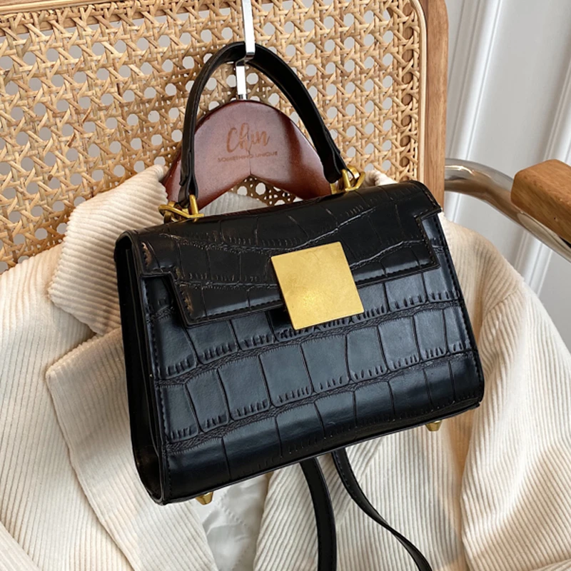 

Stone Pattern PU Leather Crossbody Bags for Women Small Totes Lady Fashion Cross Body Hand Bag Travel Handbags and Purses