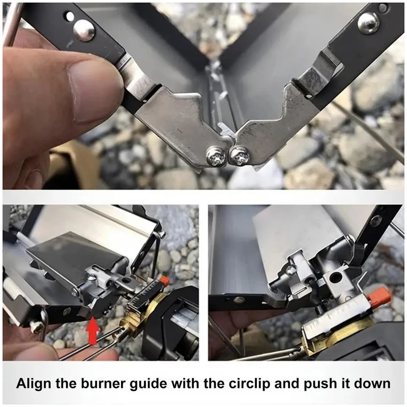 Слитная газовая горелка 2600 Вт плита мини-кассета складная портативная уличная