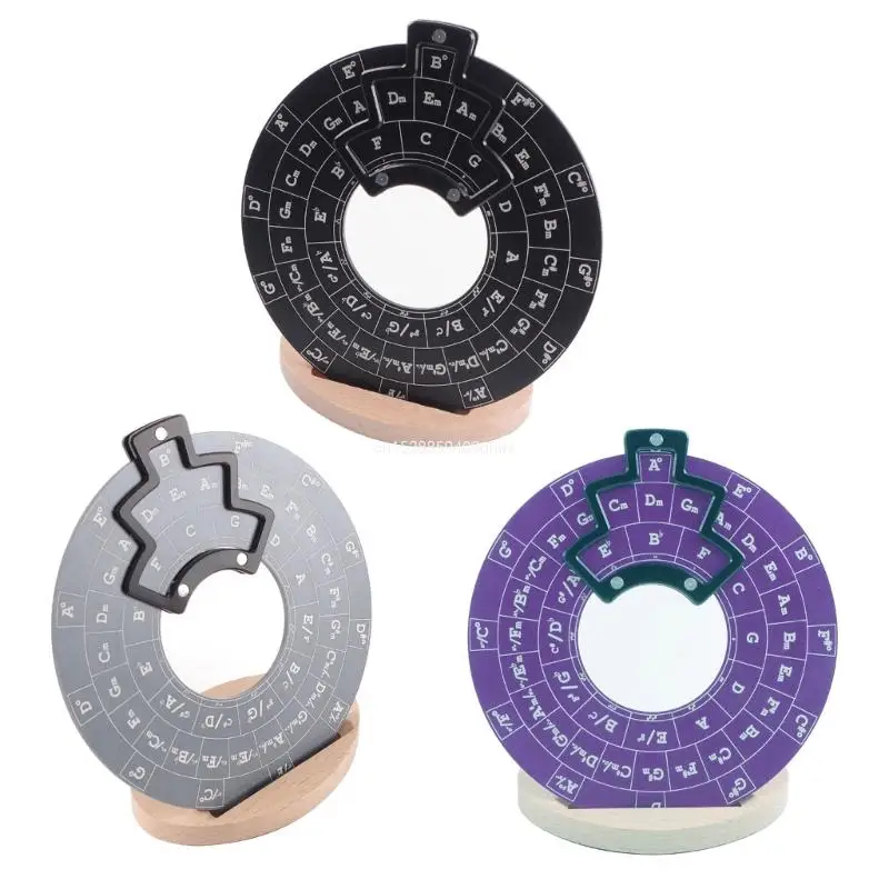 Квинтовые круги теория гитары круглые мелодии инструмент для аккордов колесо