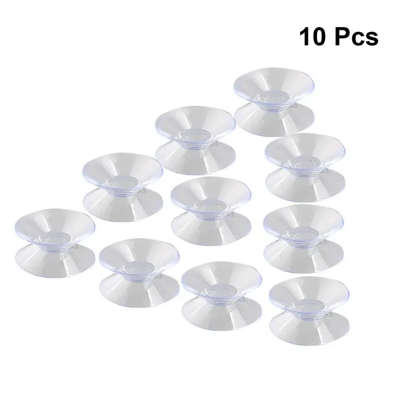 

Suction Cups Cup Glass Sucker Double Pads Sided Hookstable30Mm Clear Window Hanger Duty Heavyspacers Hook Side Dual Pad Anti
