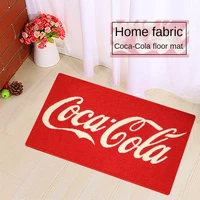 coca cola retro acrylic environmental protection carpet simple household door dust proof carpet doormat for shop