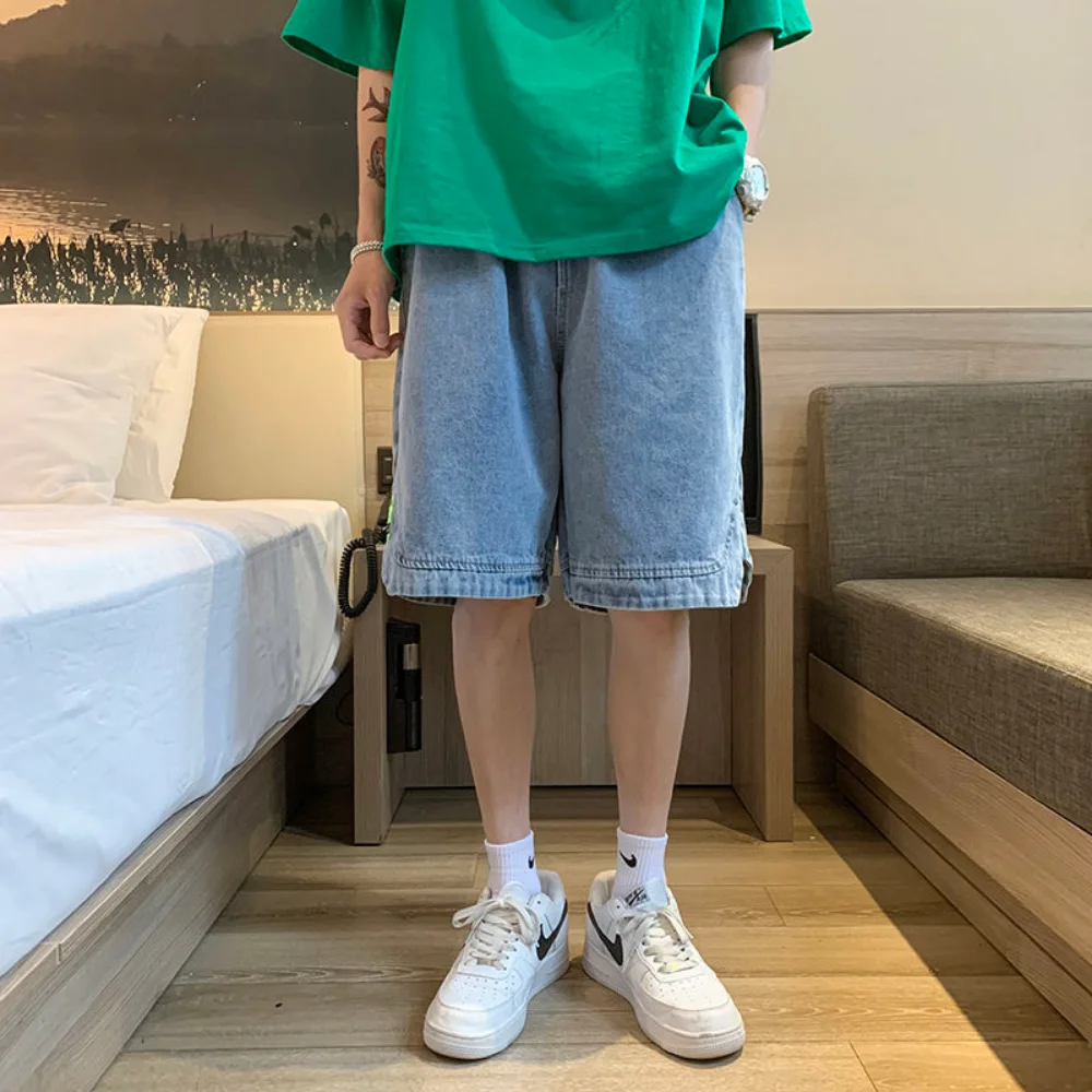 Джинсы мужские классические трендовая Корейская версия Новинка лета 2023